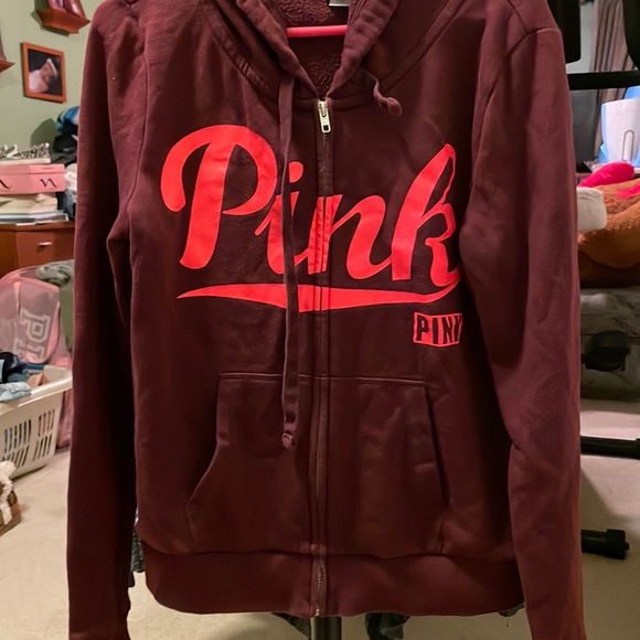 PINK Victoria's Secret Jackets & Blazers - Pink sweatshirt size large